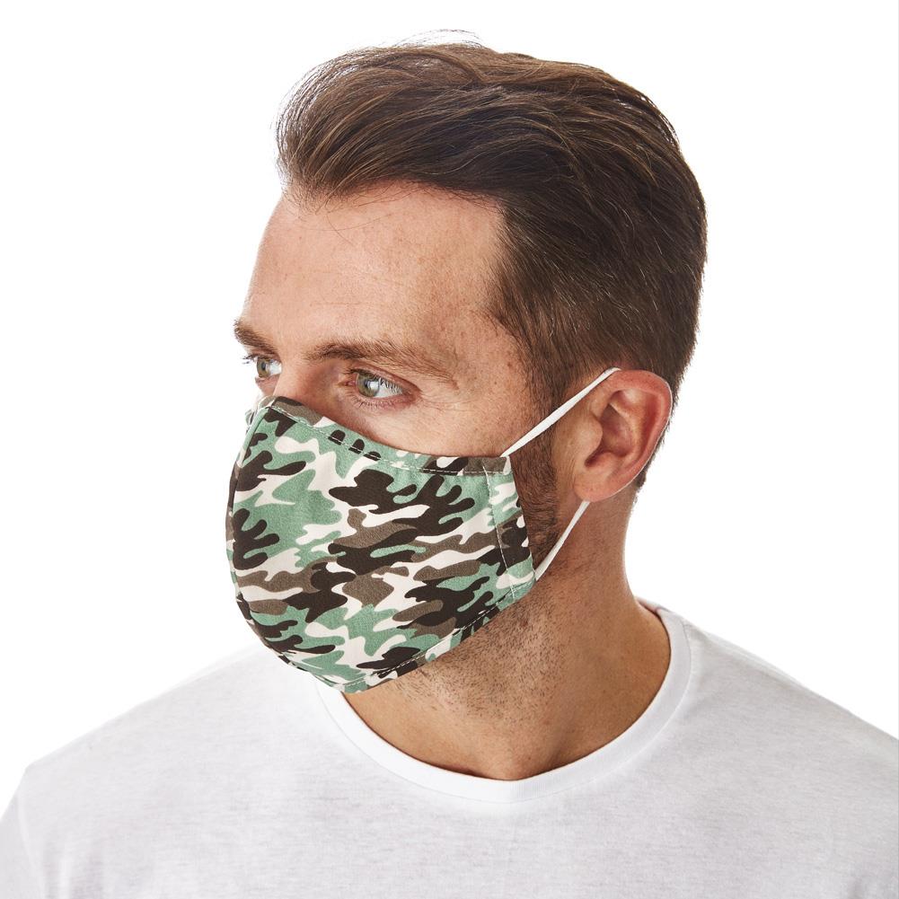 3-Layer Reusable Antibacterial Face Covering (5 Pack)